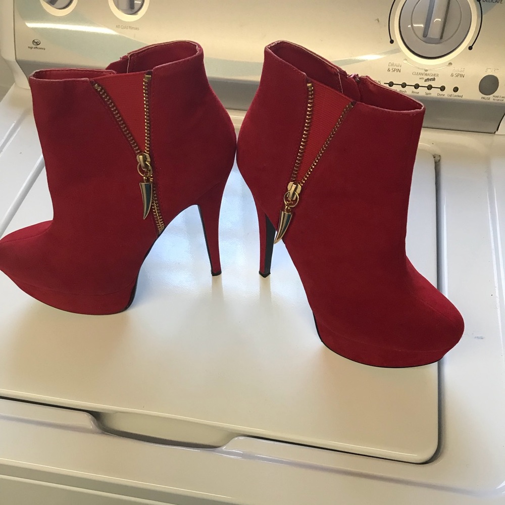 Red booties